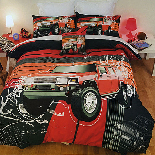 Just Home Urban Explorer Quilt Cover Set QUEEN