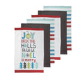 Ladelle Set of 6 Be Merry Kitchen Kitchen / Cleaning 100% Cotton Tea Towels