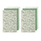 Ladelle Grown Ivy Set of 6 Cotton Kitchen Towels Green