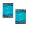 Ashdene Set of 2 Playful Dolphins Cotton Kitchen Tea Towels 50 x 70 cm Reef Exploring