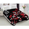 Lylac Homewares 800GSM Luxury Reversible Mink Blanket Flore Queen