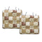 Lylac Petal Delights Cotton Chair Pads Set 2 Mia Brown