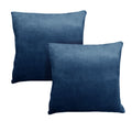 Alastairs Augusta Navy Pair of Flannel Fleece European Pillowcases