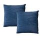 Alastairs Ruby Navy Pair of European Pillowcases