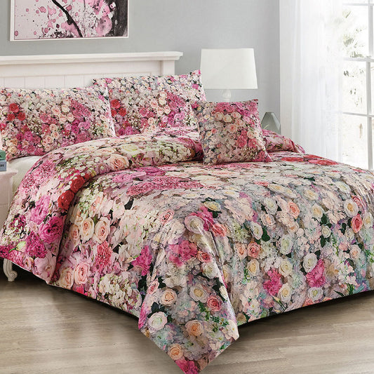 Georges Fine Linens Evaline Quilt Cover Set QUEEN