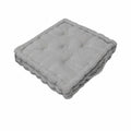 Rans Boxed Herringbone Chair Cushion Pad 40 x 40 + 7 cm Grey