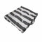 Rans Boxed Stripe Chair Cushion Pad 40 x 40 + 7 cm Black