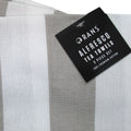Rans Alfresco Stripes Cotton Set of 3 Tea Towels 45 x 65 cm Grey