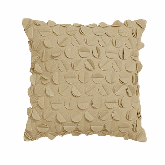 Rapee Petal Filled Cushion Camel