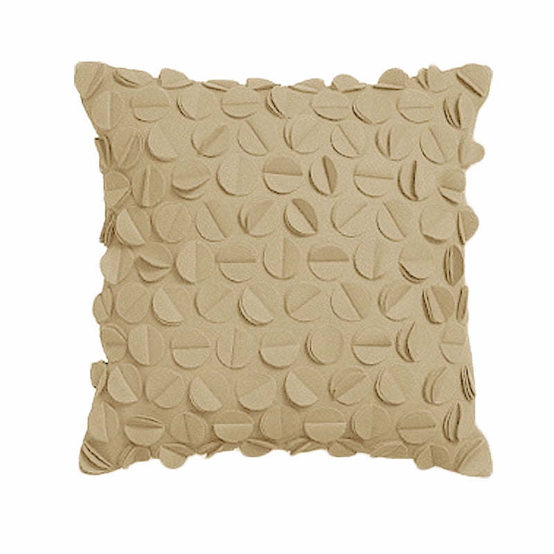 Rapee Petal Filled Cushion Camel