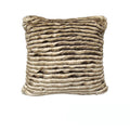 Rapee Bobcat Faux Fur Cushion Cover Sand 45x45cm