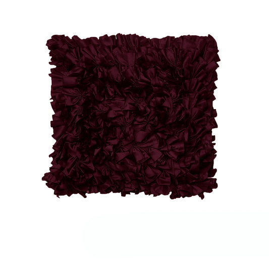 Rapee Morocco Can Can Mulberry Ruffles Cushion Cover 43 x 43 cm