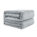 Super Soft Micro Flannel Plush Blanket Queen 220 x 240cm Blush