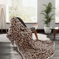 Animal Pattern Soft Flannel Plush Queen Size Blanket 220 x 240cm Leopard