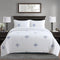100% Cotton Lightly Quilted Coverlet Set Colorado Blue King