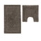 2200GSM 2 Pce Axel 100% Cotton Bath Mat Set Chocolate