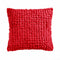 Shoreham Appliqued Filled Cushion - Red