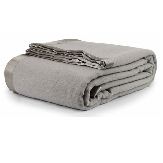 Jason 400GSM Australian Washable Wool Blanket Platinum QUEEN/KING
