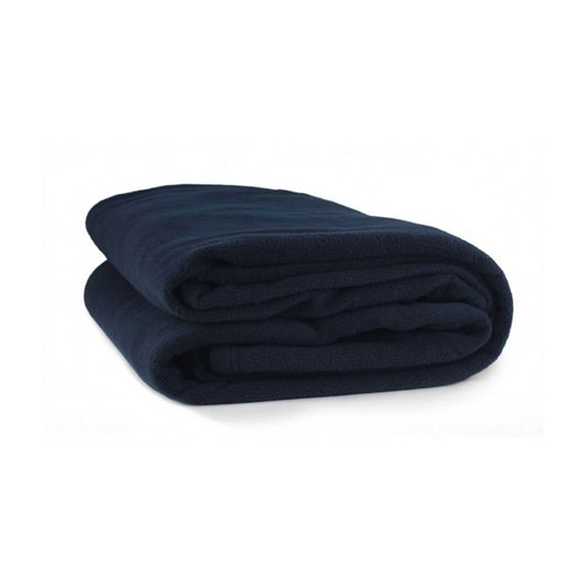 Jason Polar Fleece Blanket Navy - DOUBLE