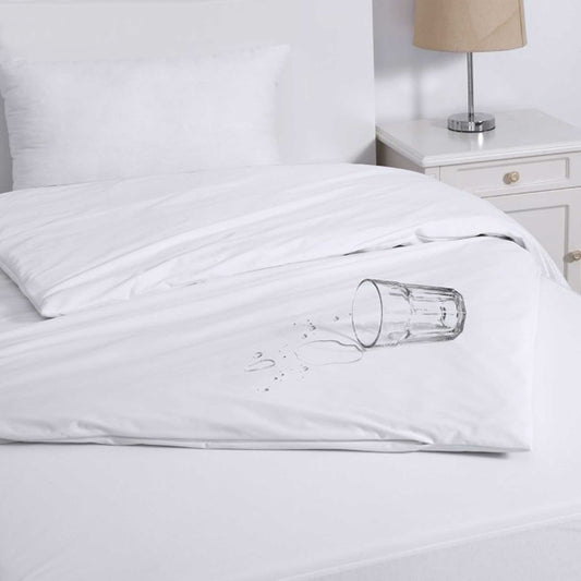 Jason Eva Clean Waterproof Quilt Protectors with Zip - SINGLE
