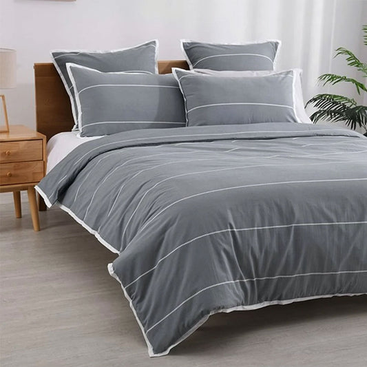 Jason Calista Granite Quilt Cover Set QUEEN