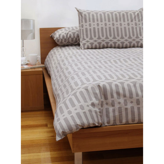 Jason Linx Sand Quilt Cover Set QUEEN