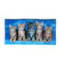 Curious Kittens Cotton Beach Towel