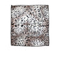 750gsm 3.5kg Double Layer Animal Print Faux Mink Blanket Queen 200x240 cm Taupe Jaguar