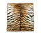 750gsm 3.5kg Double Layer Animal Print Faux Mink Blanket Queen 200x240 cm Brown Tiger