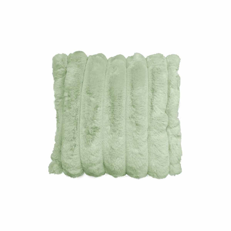 Diana Faux Fur Soft Filled Cushion Square - 45cm x 45cm Frost