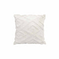 Diamond Texture Filled Cushion Square - 45cm x 45cm Ivory