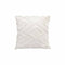 Diamond Texture Filled Cushion Square - 45cm x 45cm Ivory