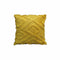 Diamond Texture Filled Cushion Square - 45cm x 45cm Mustard