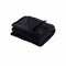 Cleo Soft Coral Fleece Extra Large Throw / Single Sized Blanket 150 x 200 cm Black