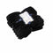 Harper Supremely Soft Fleece Extra Large Throw / Single Sized Blanket 200 x 150 cm Black