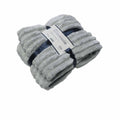 Harper Supremely Soft Fleece Extra Large Throw / Single Sized Blanket 200 x 150 cm Silver