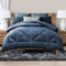 Luxor Ocean 400GSM Bamboo Blend Quilt QUEEN All Season