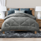 Luxor Bamboo Blend Quilt QUEEN 400GSM All Season Grey