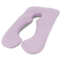 Woolcomfort Maternity Pregnancy Nursing Body Pillow Lilac Grey