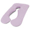 Woolcomfort Maternity Pregnancy Nursing Body Pillow Lilac Grey
