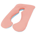 Woolcomfort Maternity Pillow Australian Made Nursing Pregnancy Body Pink