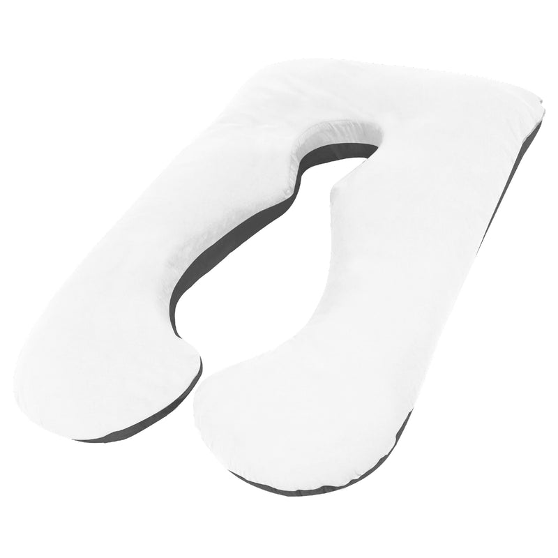 Woolcomfort Maternity Pregnancy Body Pillow Black White Pillowcase