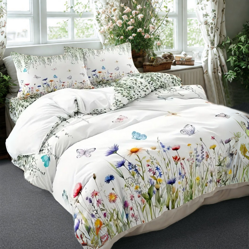 Dreamfields Butterfly Dreams Quilt Cover Set King Size 3pcs