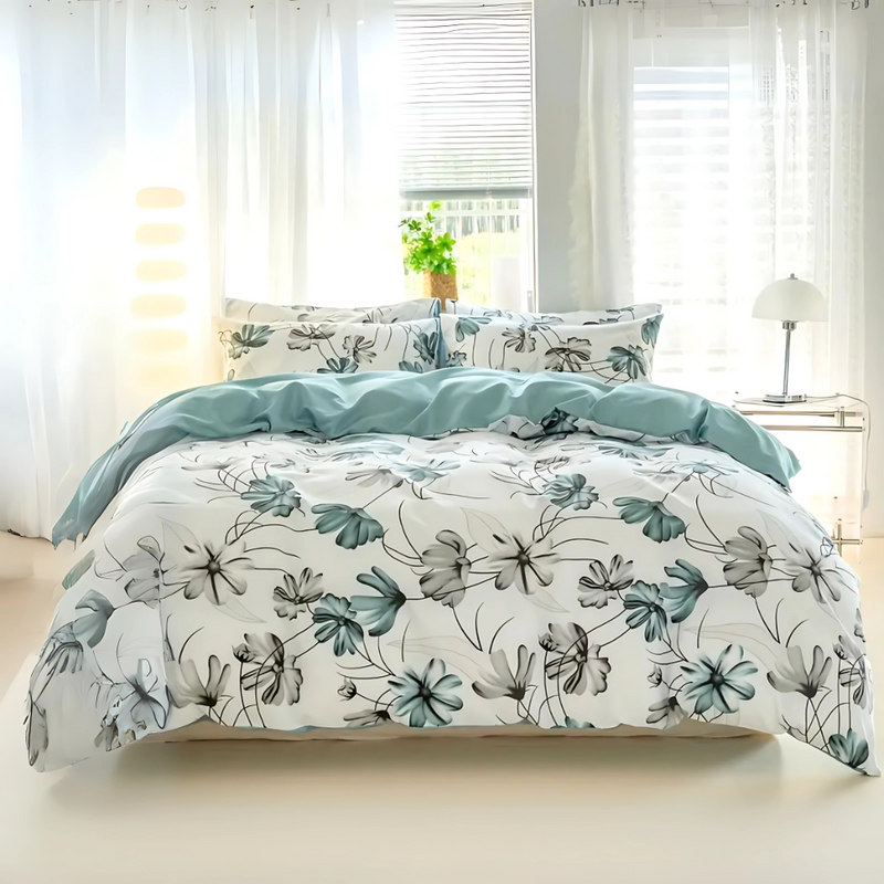 Dreamfields Floral Mist Quilt Cover Set King Single 2pc