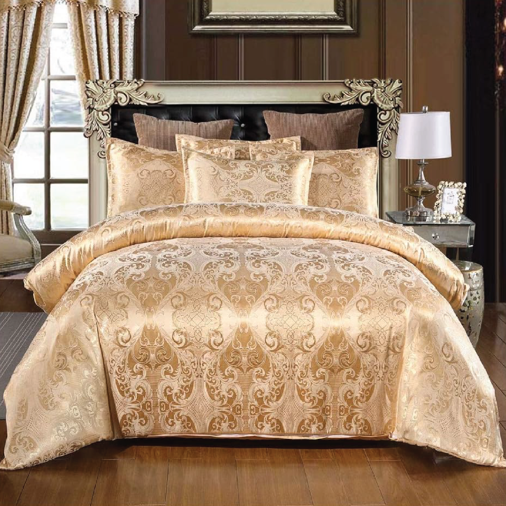Dreamfields - Golden Royal Quilt Cover Set - (2pcs, King Single Size)