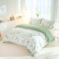 Dreamfields Green Roost Quilt Cover Set QUEEN 3 Piece