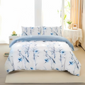 Dreamfields Mist Floral Quilt Cover Set QUEEN 3pcs
