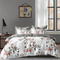 Dreamfields Shadow Bloom Quilt Cover Set 3pcs SUPER KING Size