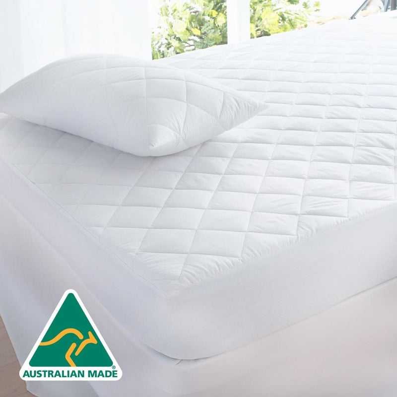 Luxor Fully Fitted Cotton Quilted Mattress Protector DOUBLE