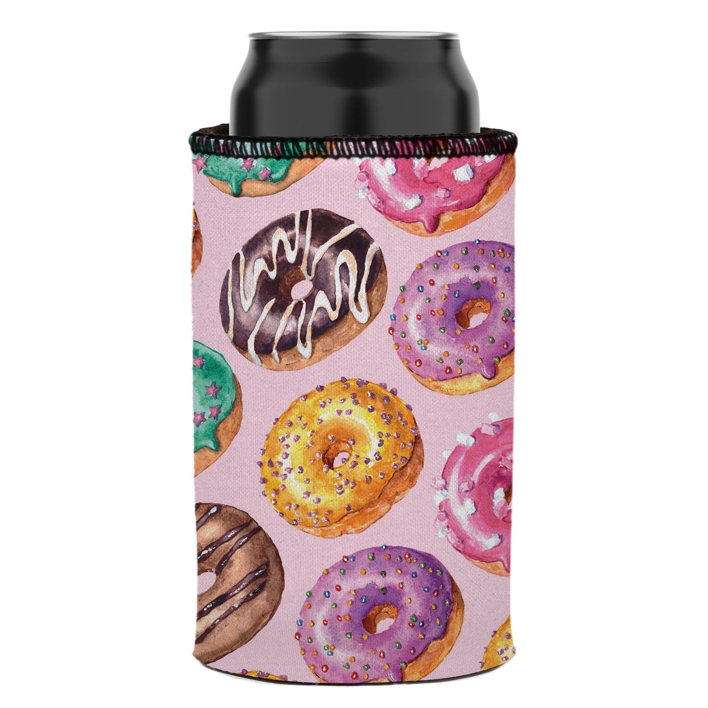 Donuts Go Nuts Stubby Cooler 2-Pack - Standard